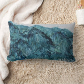 ブルーマウンテン装飾用クッション ランバークッション (ブランケット)