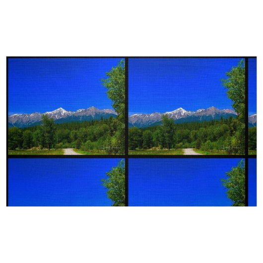 ブルーマウンテン陛下 ファブリック (ファットクウォーター)