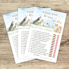 ブルーマウンテン・ベア誰がママかパパのゲーム