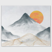 ブルーマウンテン ラッピングペーパー (フラット)