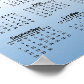 ブルーマウンテン リフレクションズ 2025 カレンダーポスター ポスター (角)