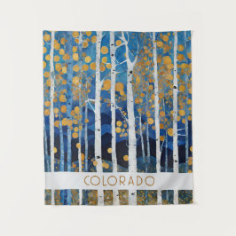 ブルーマウンモダンテン自然ウォール タペストリー