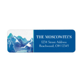 ブルーマウン威厳のあるテンバー（ユダヤ教の）バル・ミツバーアドレス ラベル