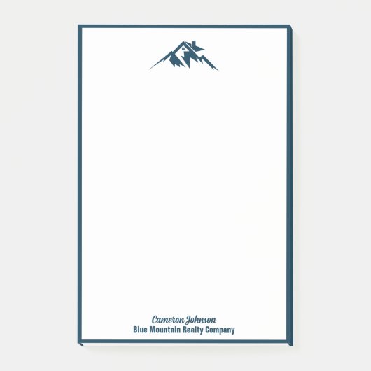 ブルーマウン実在テンエステート会社カスタム不動産仲介業者 ポストイット (正面)