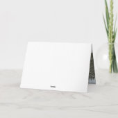 ブルーマウン素朴テンパインズメリークリスマスフォト シーズンカード (裏面)