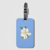 ブルーマグノリアブロッサム ラゲッジタグ (正面縦)