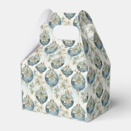 ブルーマジェスブルーエレガント金ゴールドクリスマスプレゼント フェイバーボックス