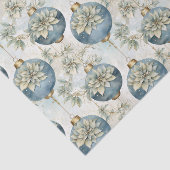 ブルーマジェスブルーエレガント金ゴールドクリスマスプレゼント 薄葉紙 (詳細)