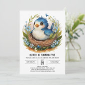 ブルーマジカルボーホバード誕生日 招待状 (スタンド正面)