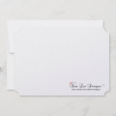 ブルーマスカレードのボールマスクの衣装ハロウィーンの部分 招待状 (裏面)