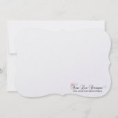 ブルーマスカレードのボールマスクの衣装ハロウィーンの部分 招待状 (裏面)