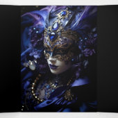 ブルーマスカレードスウィート16パーティの招待状 三つ折り招待状 (内部中)