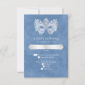 ブルーマスカレードマスクエレガントキンセアニェラ 出欠カード (正面)