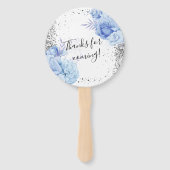 ブルーマスカレード誕生日パーティー ハンドファン (裏面)