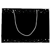 ブルーマスカレード誕生日パーティー ラージペーパーバッグ (裏面)