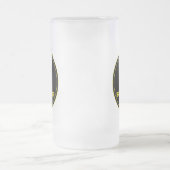 ブルーマスタービール自家醸造パパ フロストグラスビールジョッキ (中央)