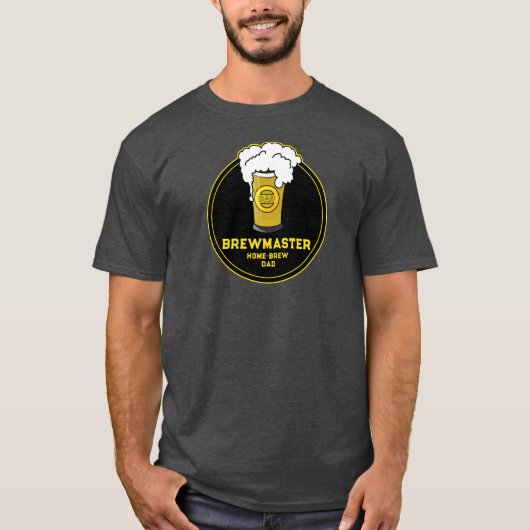 ブルーマスタービール自家醸造パパTシャツ Tシャツ (正面)