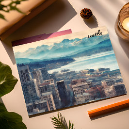 ブルーマスメーリングシアトルポストカード ポストカード