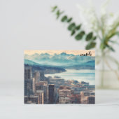 ブルーマスメーリングシアトルポストカード ポストカード (スタンド正面)