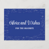 ブルーマス卒業パーティーアドバイス エンクロージャーカード (正面)