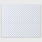 ブルーマゼルトフ！ホワイトさん（おめでとうございます） ラッピングペーパー (フラット)