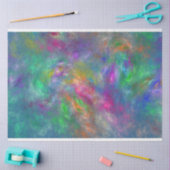 ブルーマゼンタグリーンバイオレットオレンジ抽出 薄葉紙 (クラフト)