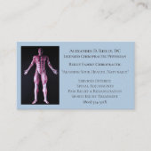 ブルーマッサージセラピーカイロプラクティックドクター 名刺 (正面)