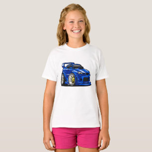 ブルーマッスルカースピードカートゥーン-背景色を選択 Tシャツ