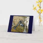 ブルーマッドドーバーワスパノートカード カード (黄色い花)