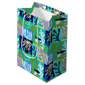 ブルーマティス紙切り出しインスパイア海ライフ ミディアムペーパーバッグ (正面アングル)