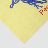 ブルーマトゥカストリーマー、フライ結び、フライ釣りアート 薄葉紙 (詳細)