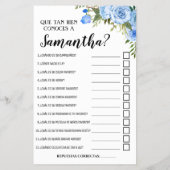 ブルーママのバイリンガルのゲームカードを知ってるか チラシ (裏面)