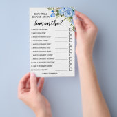 ブルーママのバイリンガルのゲームカードを知ってるか チラシ (ハンドル)