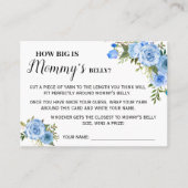 ブルーママのベリーゲームのバイリンガルカードはどれくらい大きい プレイスカード (正面)