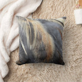 ブルーマランズフェザー – 装飾用クッション クッション (ブランケット)