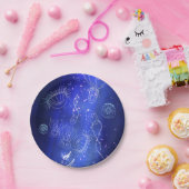 ブルーマリン水中クラゲの世界 ペーパープレート (パーティー)