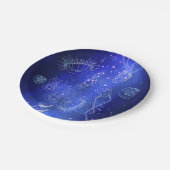 ブルーマリン水中クラゲの世界 ペーパープレート (アングル)