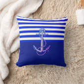 ブルーマリーン クッション (ブランケット)