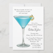 ブルーマルティニカクテルアワーバチェロレッテ 招待状 (正面)