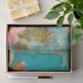 ブルーマルティニグラムウーマンデコップページ 薄葉紙 (ギフト)