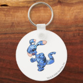 ブルーマルーカモフラージュ キーホルダー (正面)