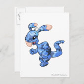 ブルーマルーカモフラージュ ポストカード (正面/裏面)