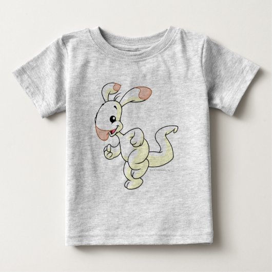 ブルーマルーホワイト ベビーTシャツ (正面)