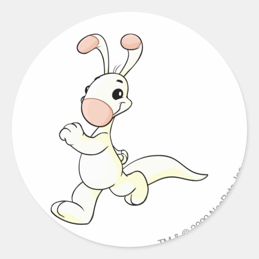 ブルーマルーホワイト ラウンドシール (正面)