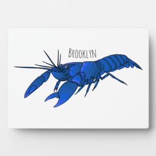 ブルーマロンcrayfish漫画イラストレーション フォトプラーク