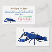 ブルーマロンcrayfish漫画イラストレーション 名刺 (正面/裏面)