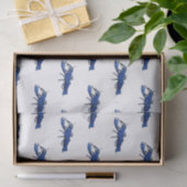 ブルーマロンcrayfish漫画イラストレーション 薄葉紙 (ギフト)