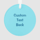 ブルーマンガカーオーナメント オーナメント (裏面)