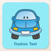 ブルーマンガカースクエア紙コースター スクエアペーパーコースター (正面)