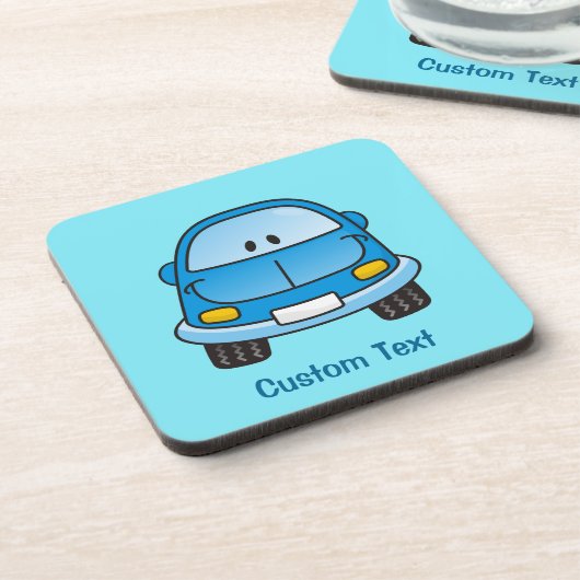 ブルーマンガカー飲料用コースター コースター (左側)